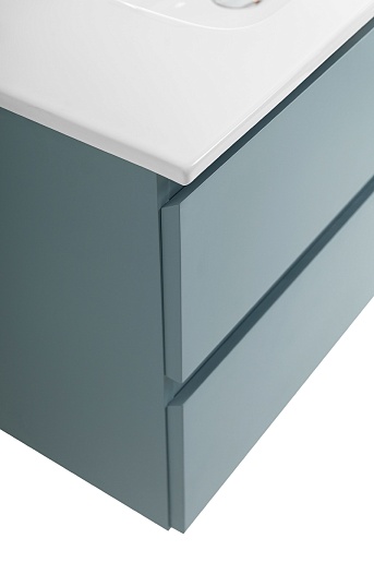 BelBagno Тумба под раковину Kraft 80 подвесная Голубой матовый – фотография-4